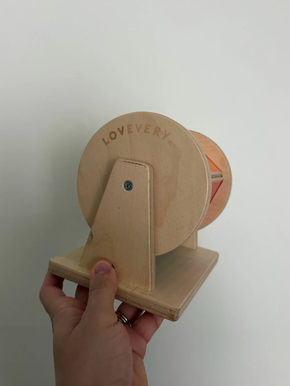Lovevery Wooden Spinning Rainbow Toy